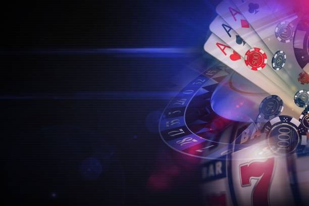 Three Card Poker table layout showing dealer position and betting areas